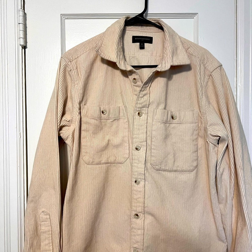 Relaxed Fit Corduroy Shirt Jacket